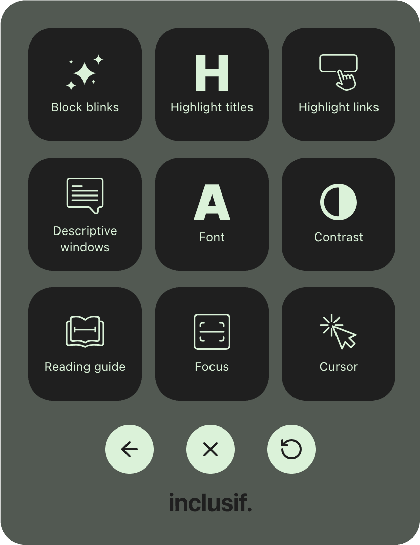 Accessibility solutions
